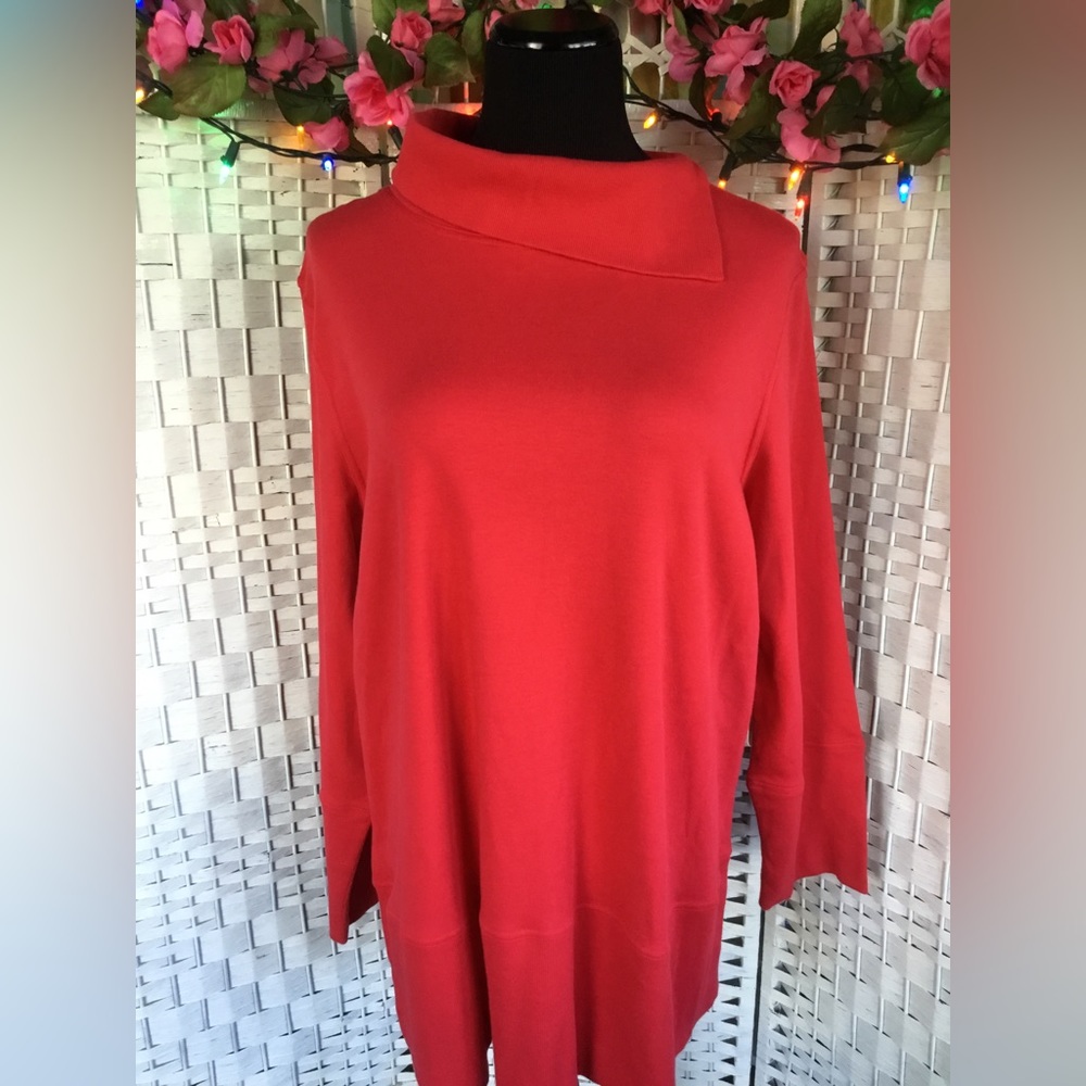 Vtg Diane’s Essentials Red Long Sleeve Top Vintage New